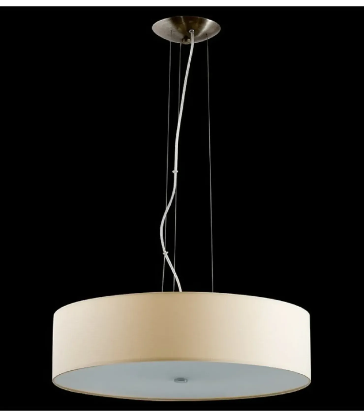 Best Sale Sklep Kaja Abażurowa, beżowa lampa wisząca ⌀47cm 66972 TONGA | Kaja Oświetlenie