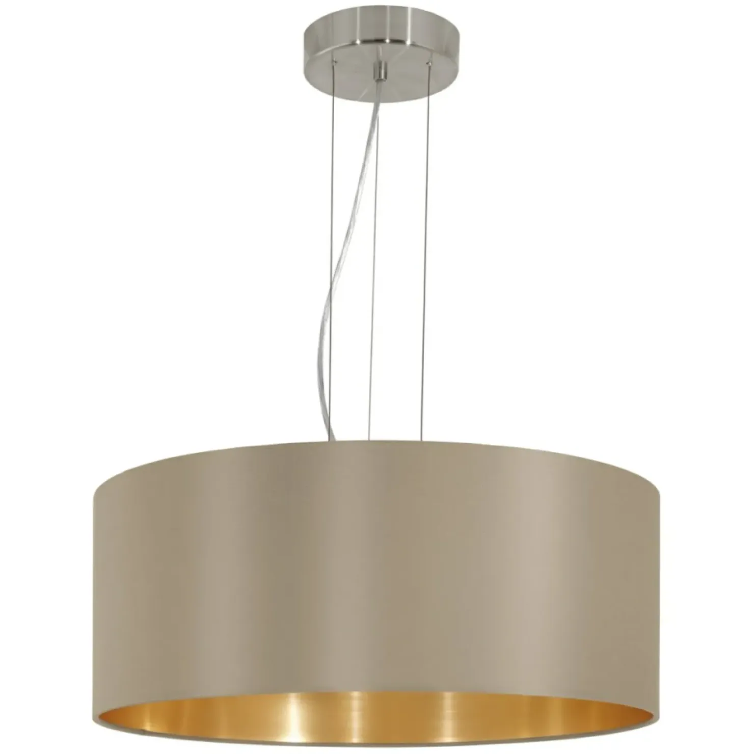 Shop Sklep Kaja Abażurowa lampa wisząca do salonu ⌀53cm 31607 MASERLO | Kaja