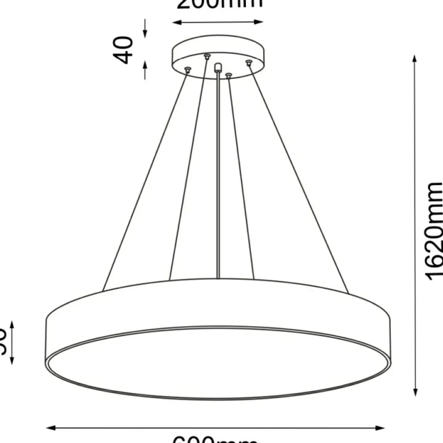 Cheap Sklep Kaja Abażurowa lampa wisząca do salonu ⌀60cm ANT 5211 SENGO | Kaja
