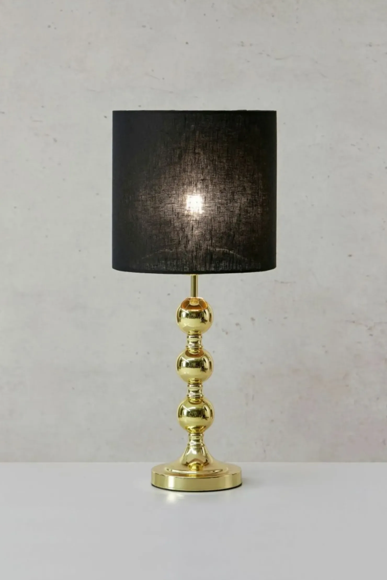 Abażurowa lampka do salonu w stylu glamour 108574 z serii OCTO | Kaja*Sklep Kaja Outlet