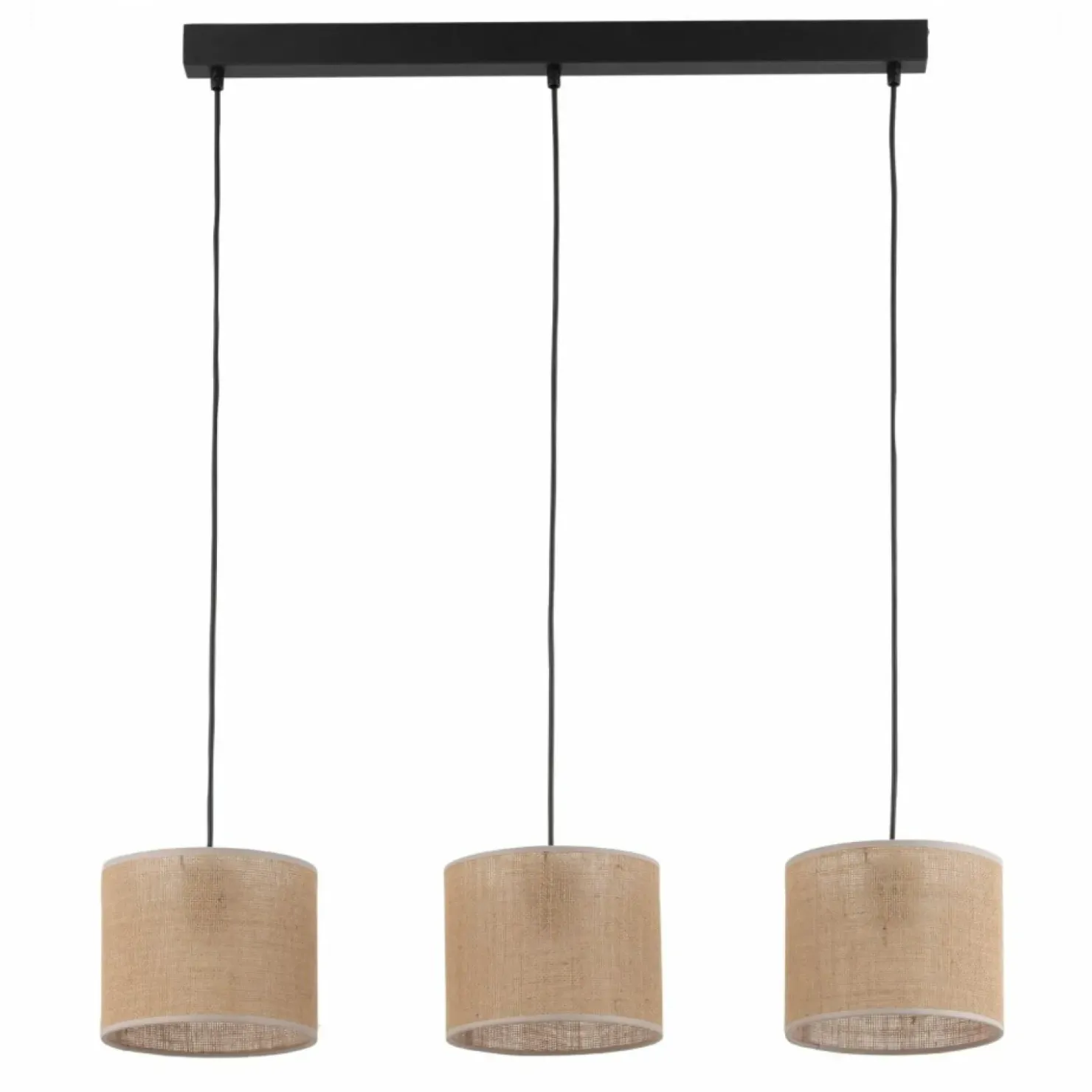 Abażurowa, rustykalna lampa wisząca TK 4597 JUTA | Kaja Oświetlenie*Sklep Kaja Sale
