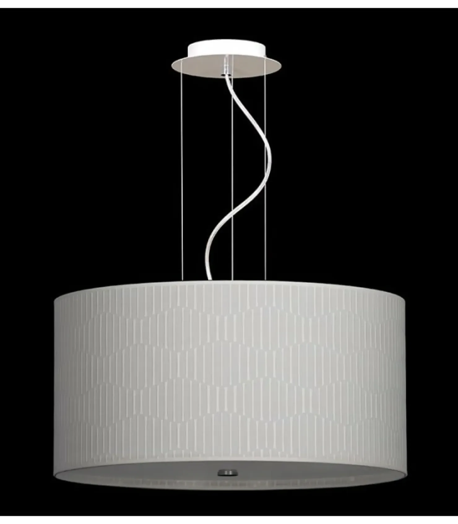 Best Sale Sklep Kaja Abażurowy, okrągły żyrandol ⌀60cm do salonu 67840 ONDE | Kaja