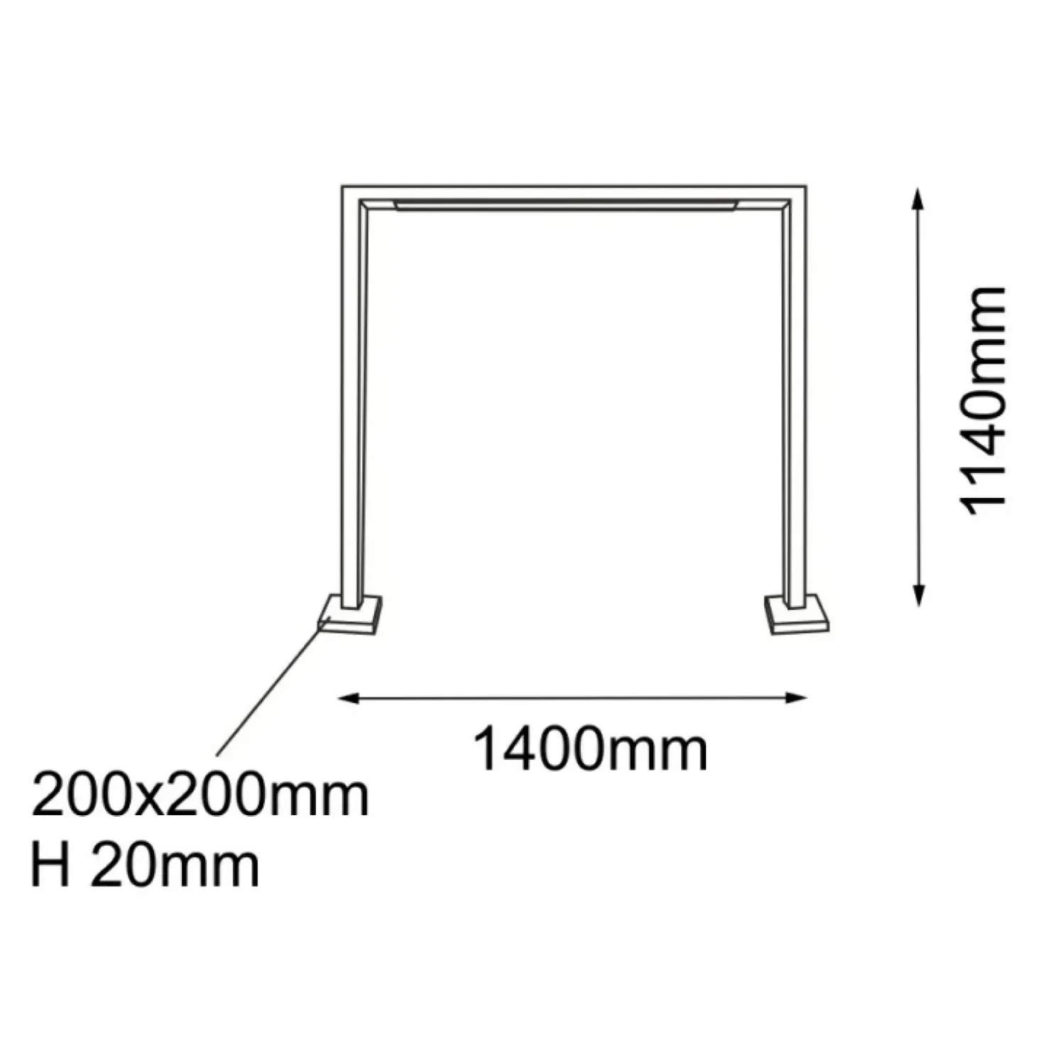 Antracytowa ramka, lampa ogrodowa 114cm ANT 9936 TAKETA | Kaja*Sklep Kaja Sale