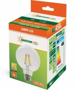 Żarówka LED kulka glob E27 ciepła 4W SpectrumLED 13763 | Kaja*Sklep Kaja Outlet