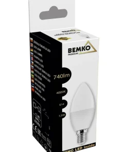Żarówka LED SAMSUNG neutralna 4000K E14 7,5W BEMKO C37 | Kaja*Sklep Kaja New