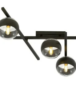 Cheap Sklep Kaja Asymetryczna, czarna lampa sufitowa do holu 1105/3 SMART | Kaja