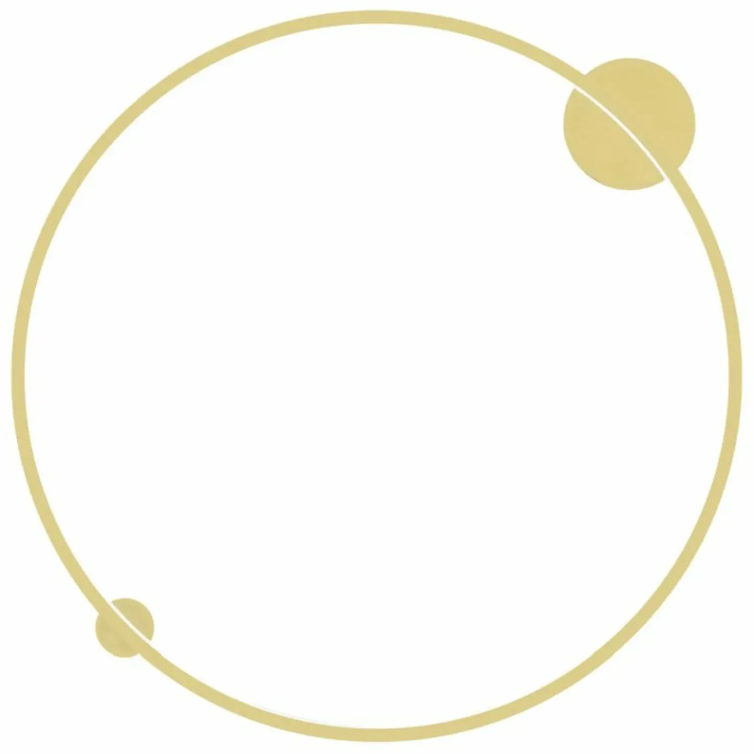 Łazienkowa lampa LED na sufit i ścianę ⌀80cm ML8861 SATURNO | Kaja*Sklep Kaja New