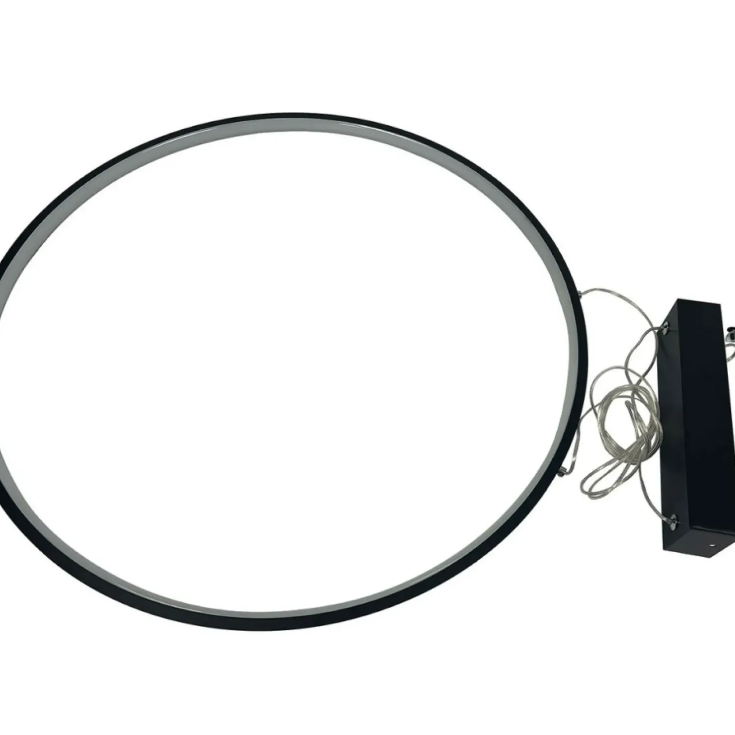 Shop Sklep Kaja Łazienkowa lampa wisząca ring ⌀90 LP-999/1P L BK MIRROR | Kaja