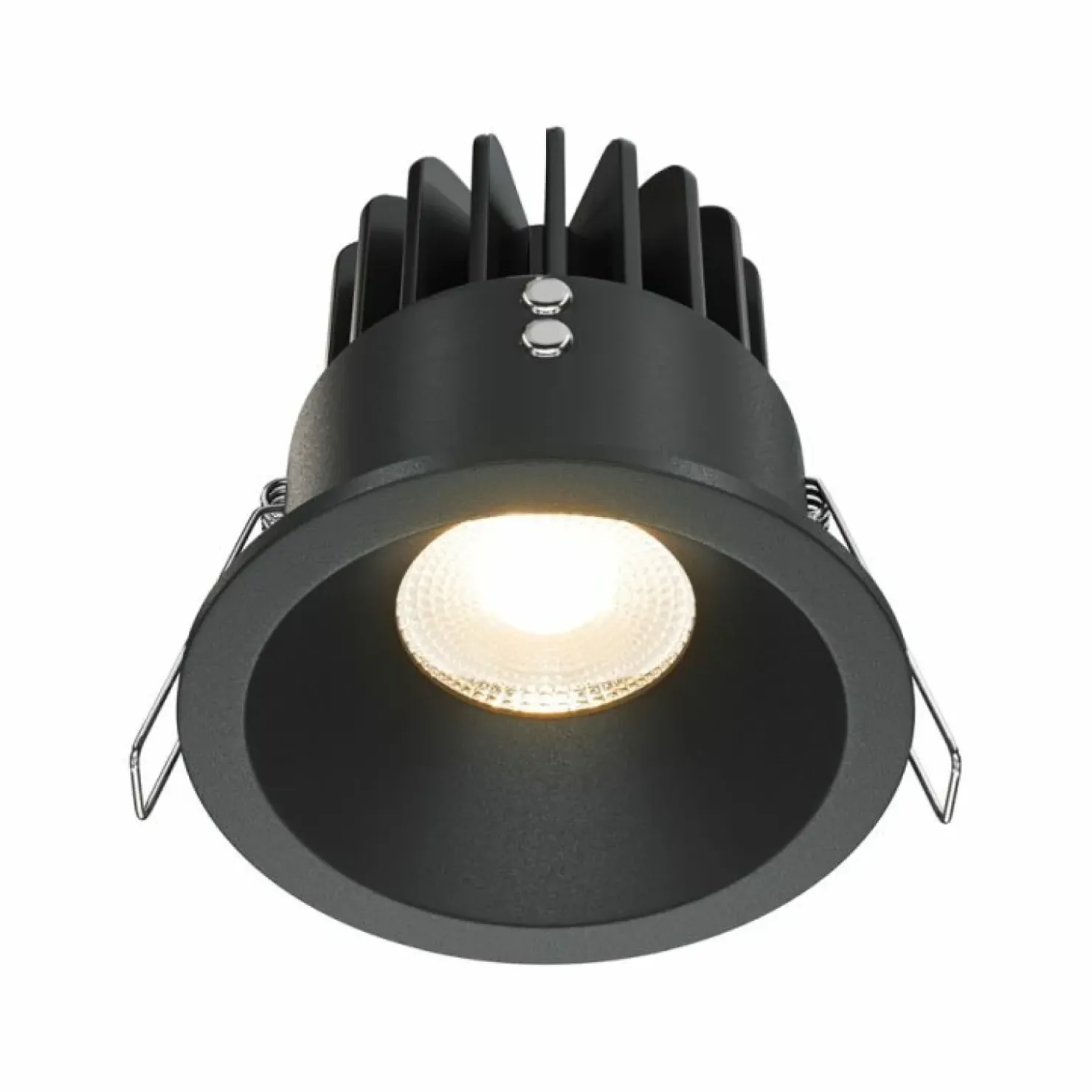 Łazienkowe oczko podtynkowe LED ⌀8,5cm DL034-L12W3K-D-B z serii ZOOM*Sklep Kaja Cheap