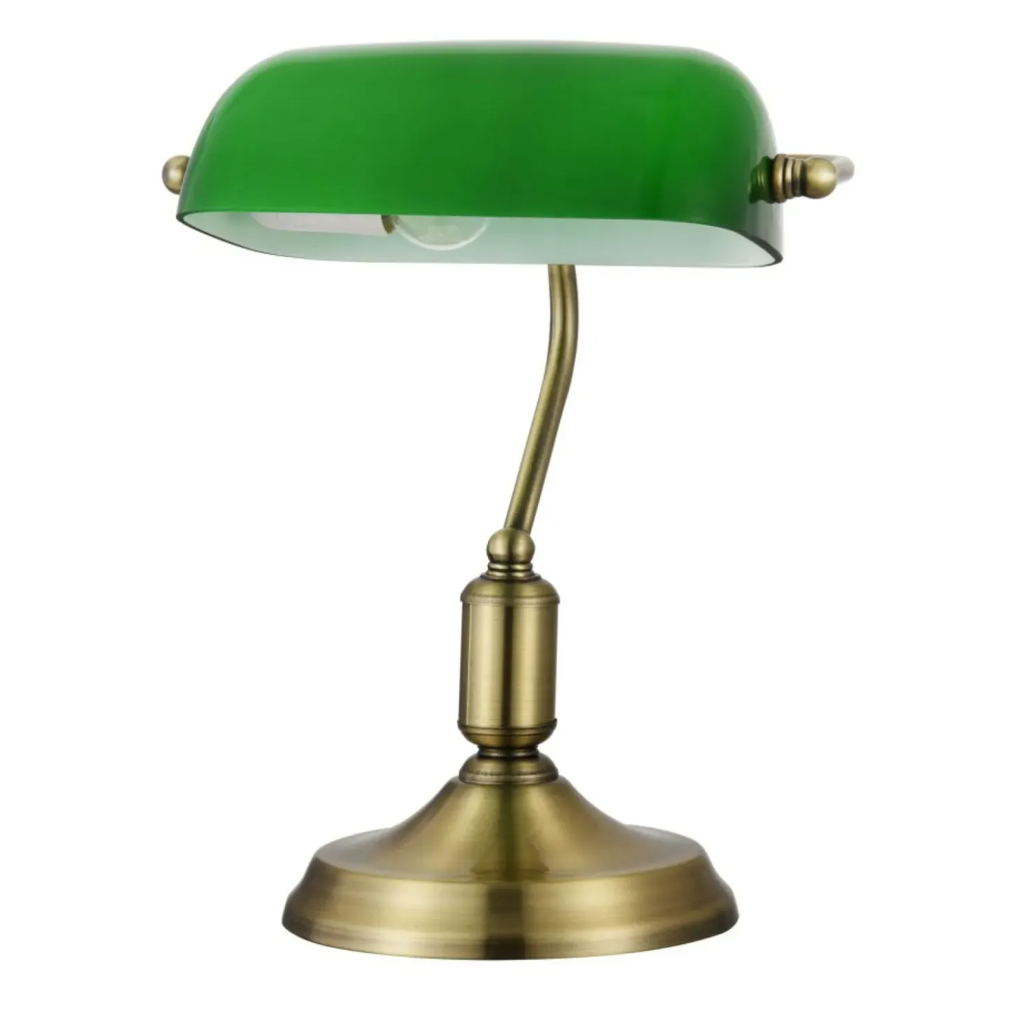Bankierska lampa z zielonym kloszem Z153-TL-01-BS KIWI | Kaja*Sklep Kaja Best