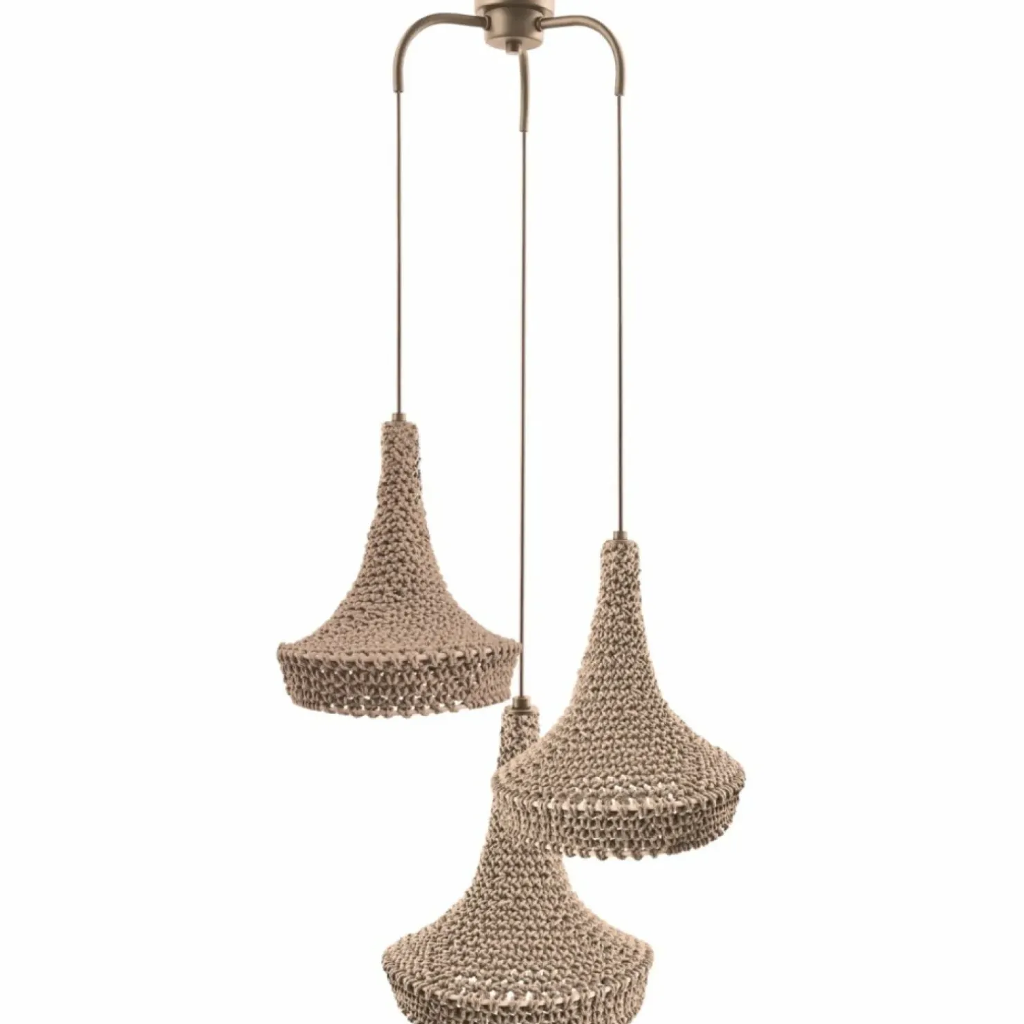 Flash Sale Sklep Kaja Beżowa, pleciona lampa do salonu boho ANT 5180 MAHAKA | Kaja