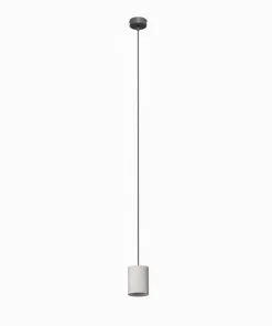 Cheap Sklep Kaja Betonowa lampa wisząca, w kształcie tuby, 9391 | Kaja Oświetlenie szary