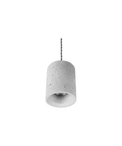 Cheap Sklep Kaja Betonowa lampa wisząca, w kształcie tuby, 9391 | Kaja Oświetlenie szary