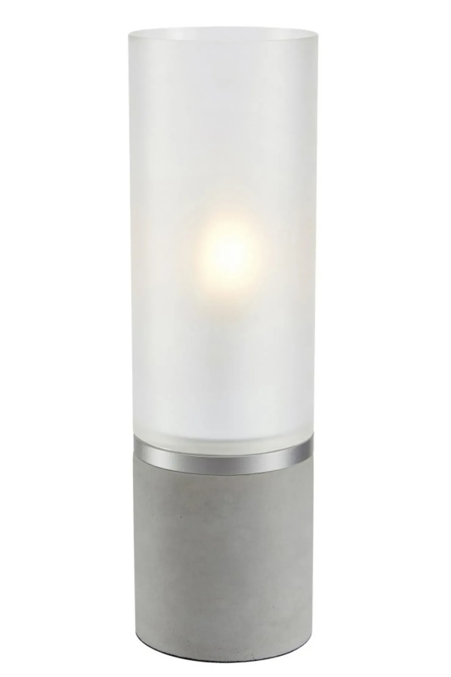 Betonowa lampka stołowa z kloszem, do salonu 108593 z serii MOLO*Sklep Kaja Flash Sale