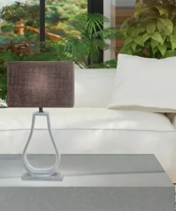 Betonowa lampka stołowa z abażurem 41-79985 FEMO | Kaja Oświetlenie*Sklep Kaja Outlet