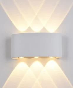 Biała lampa ścienna LED na garaż PL-232W GILBERTO | Kaja Oświetlenie*Sklep Kaja New