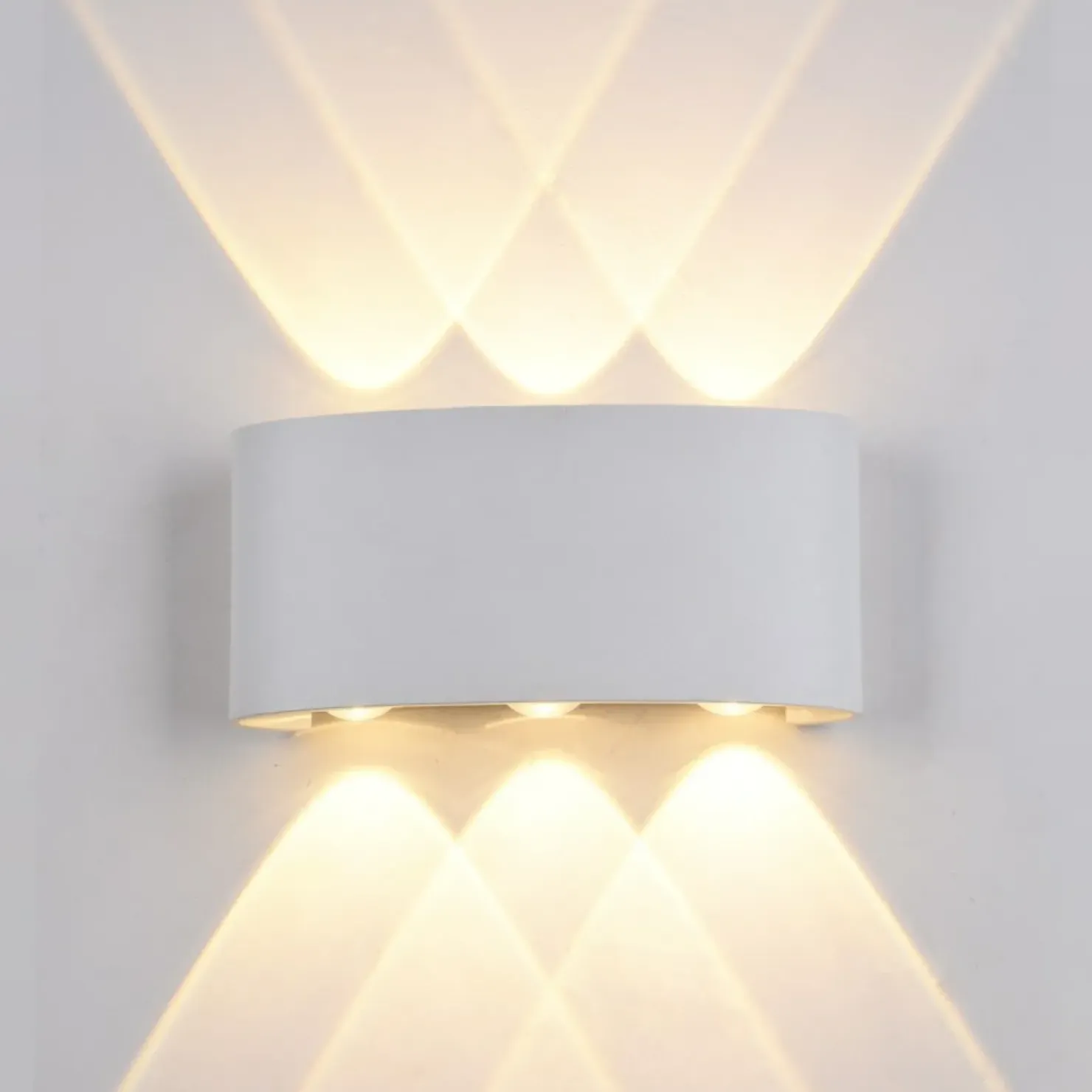 Biała lampa ścienna LED na garaż PL-232W GILBERTO | Kaja Oświetlenie*Sklep Kaja New