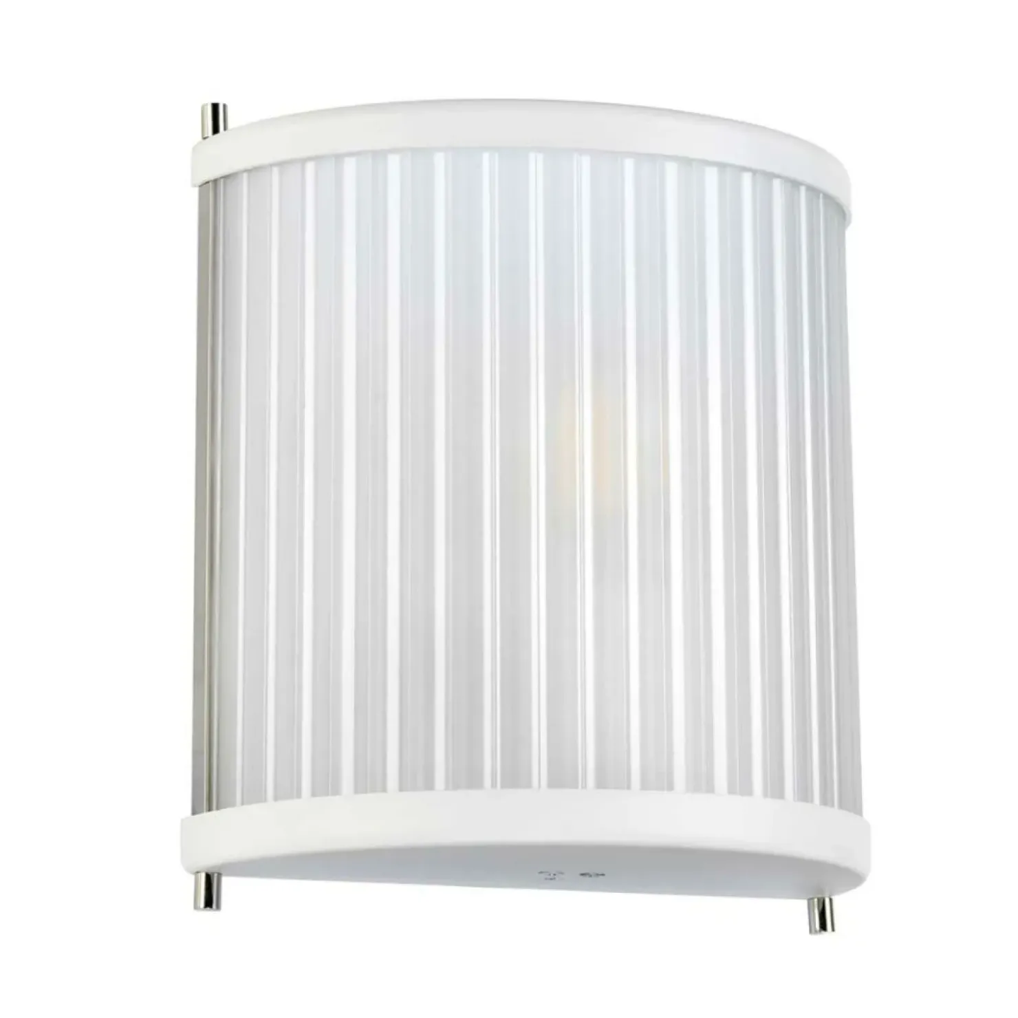 Biała lampa ścienna, nowoczesna DL-CORONA1-WPN z serii CORONA*Sklep Kaja Online