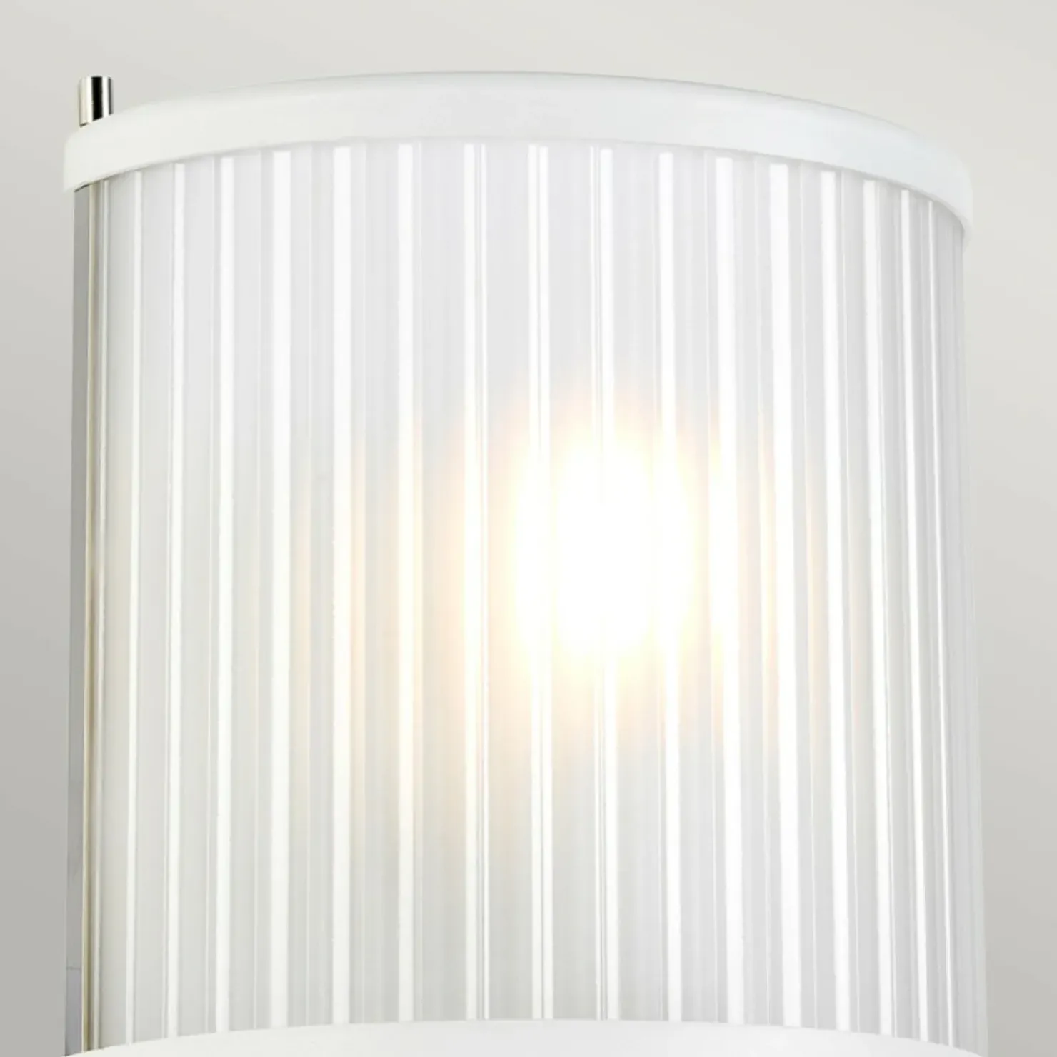 Biała lampa ścienna, nowoczesna DL-CORONA1-WPN z serii CORONA*Sklep Kaja Online