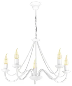 Biała lampa imitująca świecznik K-3996 BARTEZ II | Kaja Oświetlenie*Sklep Kaja Outlet