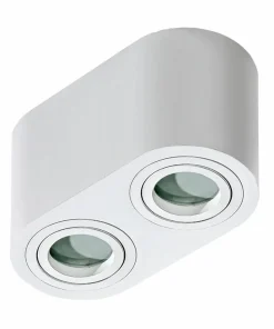 Biała lampa natynkowa, downlight 2xGU10 IP44 AZ2816 BRANT | Kaja*Sklep Kaja Shop