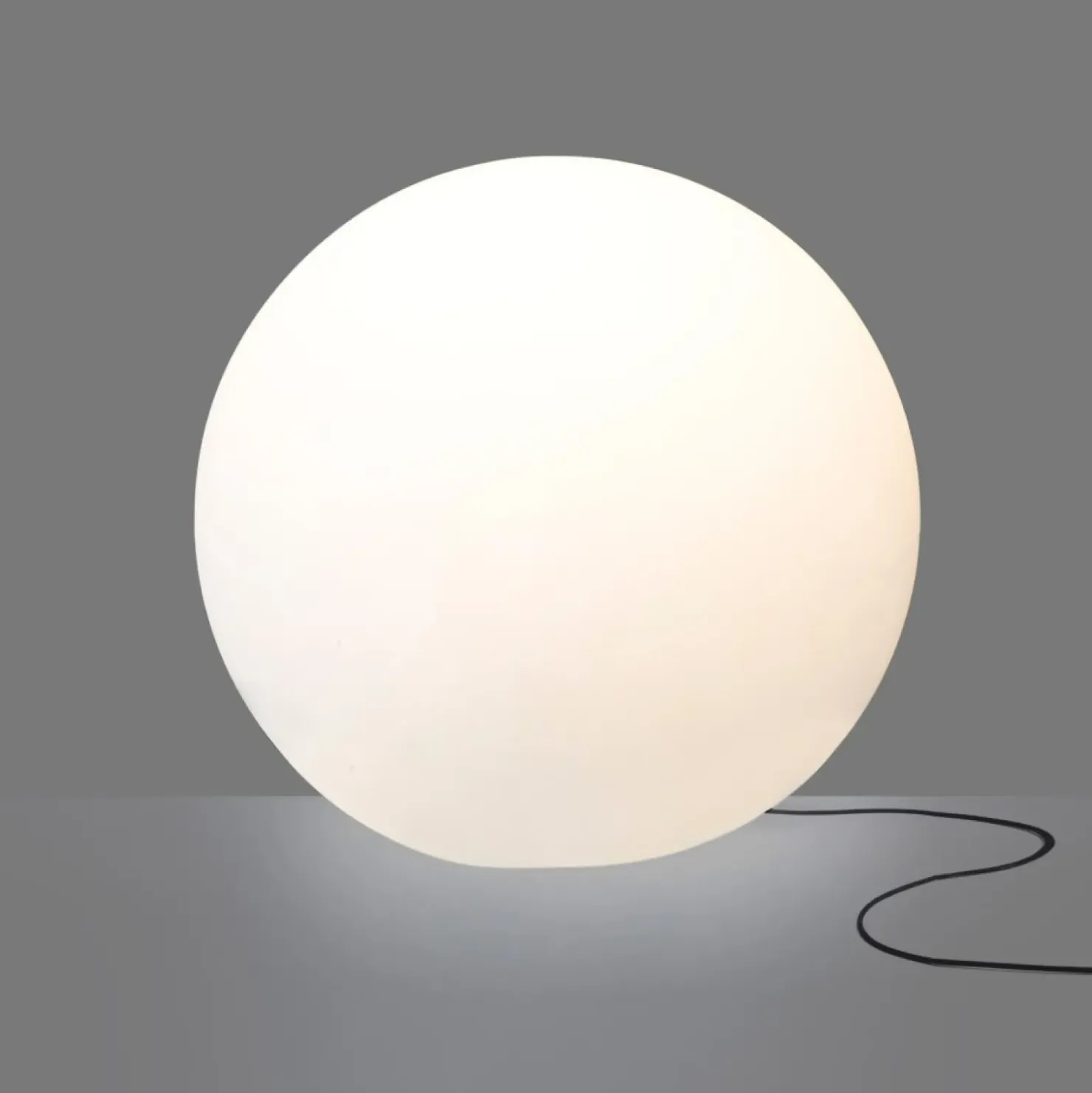 Biała lampa ogrodowa, w kształcie kuli, IP65, 9714 | Kaja Oświetlenie*Sklep Kaja Online