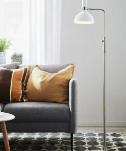 Biała lampa podłogowa do kącika czytelnika 107501 | Kaja Oświetlenie*Sklep Kaja Flash Sale