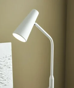 Biała lampa podłogowa z regulowanym kloszem 108205 | Kaja Oświetlenie*Sklep Kaja Flash Sale