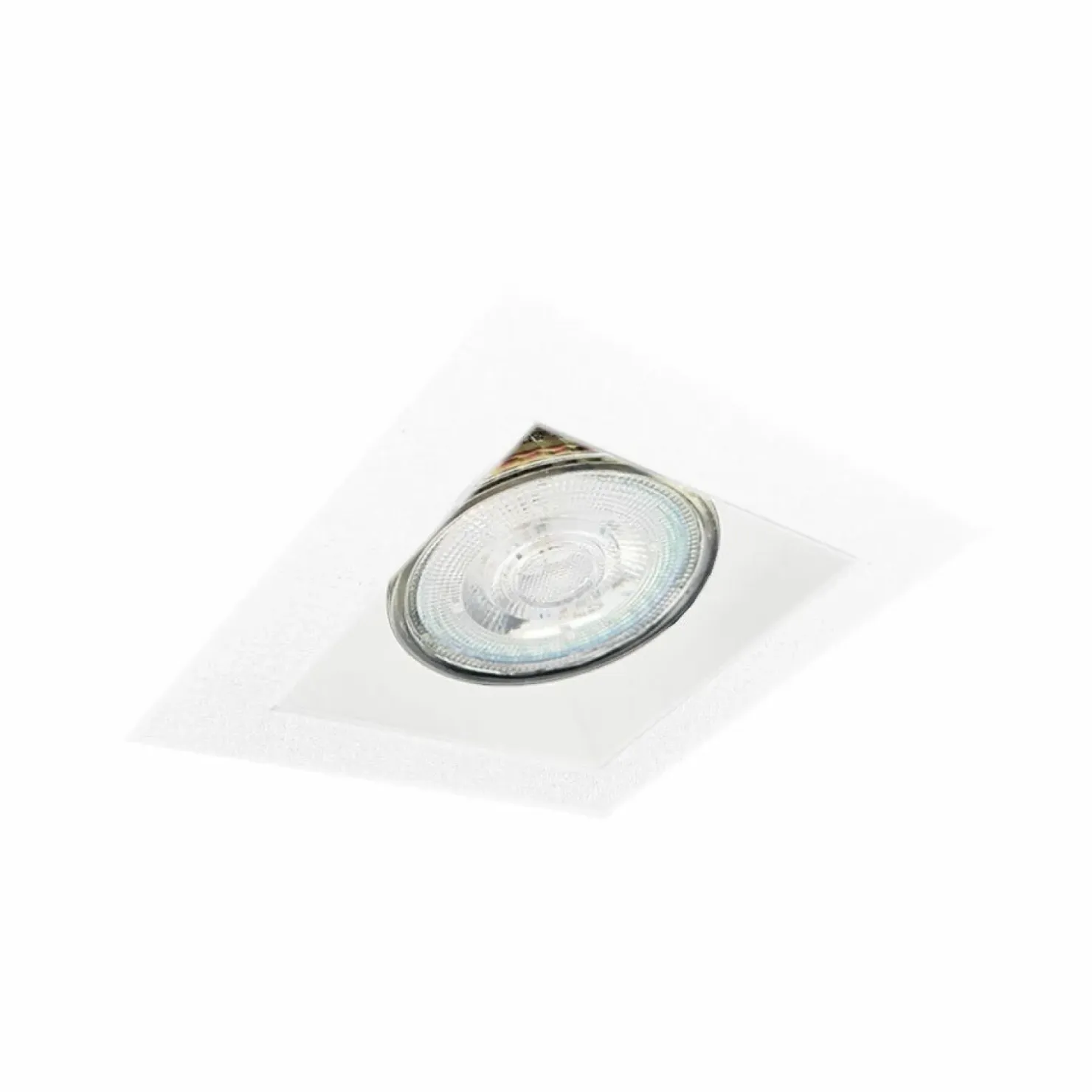 Biała lampa podtynkowa oczko 9x9cm ANT 3033 CAGE | Kaja Oświetlenie*Sklep Kaja Best Sale