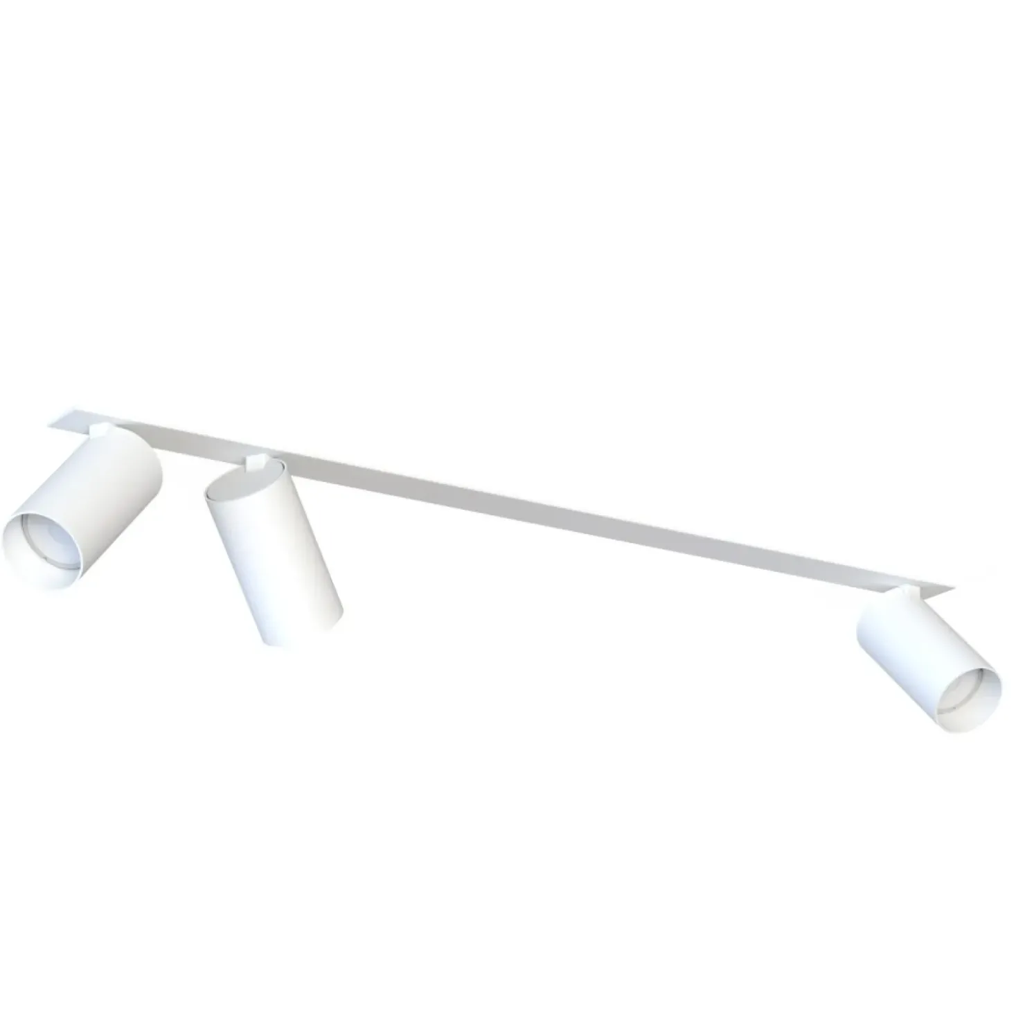 Biała lampa podtynkowa, z trzema reflektorami 7830 | Kaja Oświetlenie*Sklep Kaja Cheap