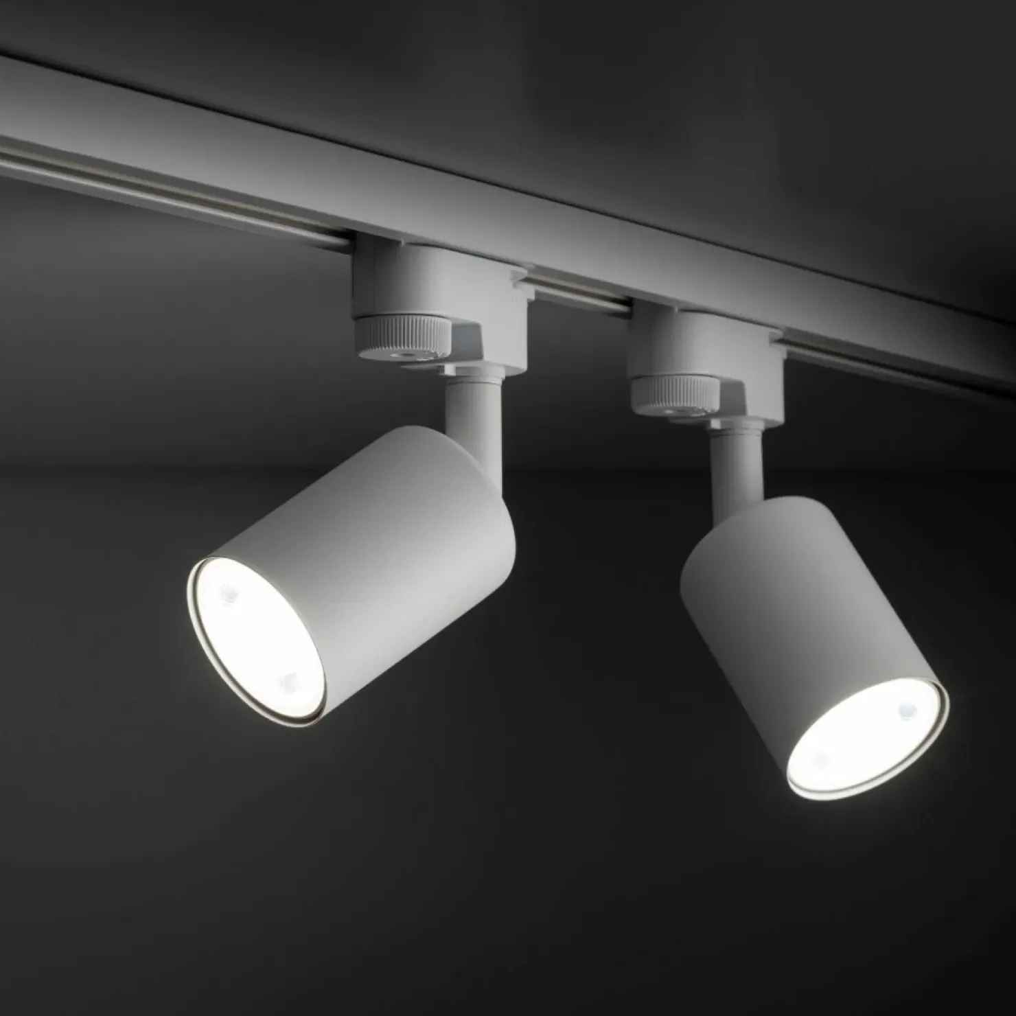 Biała lampa reflektor do listwy 1-fazowej TK 5686 TRACER | Kaja*Sklep Kaja Best
