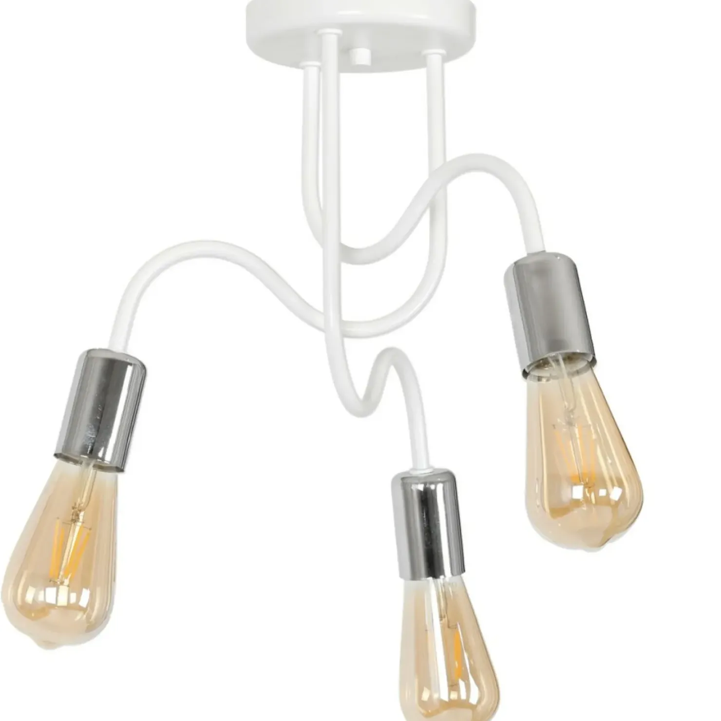 Sale Sklep Kaja Biała lampa sufitowa w minimalistycznym stylu LX 8074 z serii DOW
