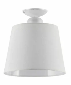 Biała lampa sufitowa z abażurem JUP 1385 KAMELIA | Kaja Oświetlenie*Sklep Kaja Hot