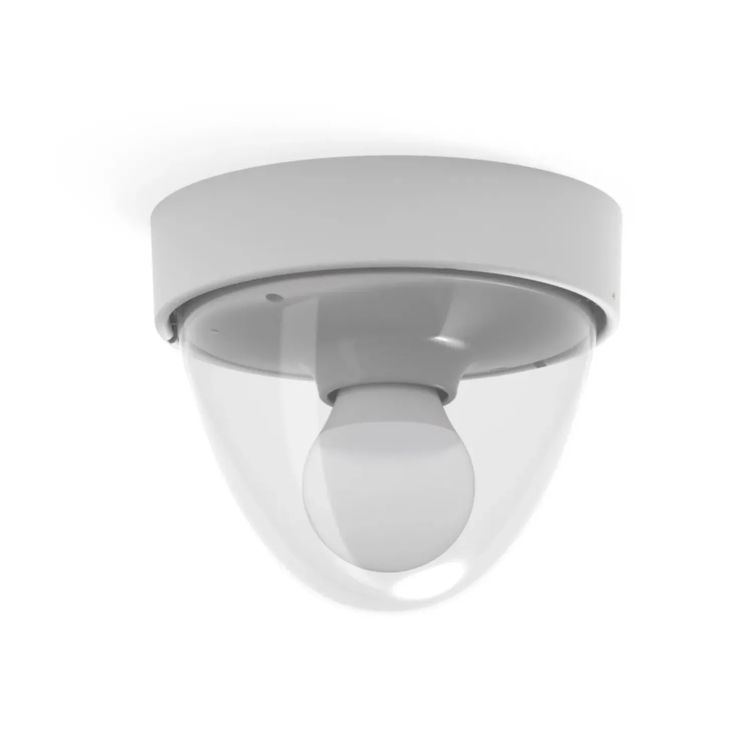 Biała lampa sufitowa, zewnętrzny plafon, IP44, 7972 | Kaja Oświetlenie*Sklep Kaja New