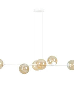 Cheap Sklep Kaja Biała lampa wisząca w ciekawym kształcie 879/6 | Kaja Oświetlenie