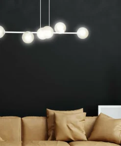 Cheap Sklep Kaja Biała lampa wisząca w ciekawym kształcie 879/6 | Kaja Oświetlenie