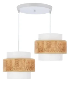 Cheap Sklep Kaja Biała lampa wisząca z abażurami, do salonu 32-18144 z serii CORK