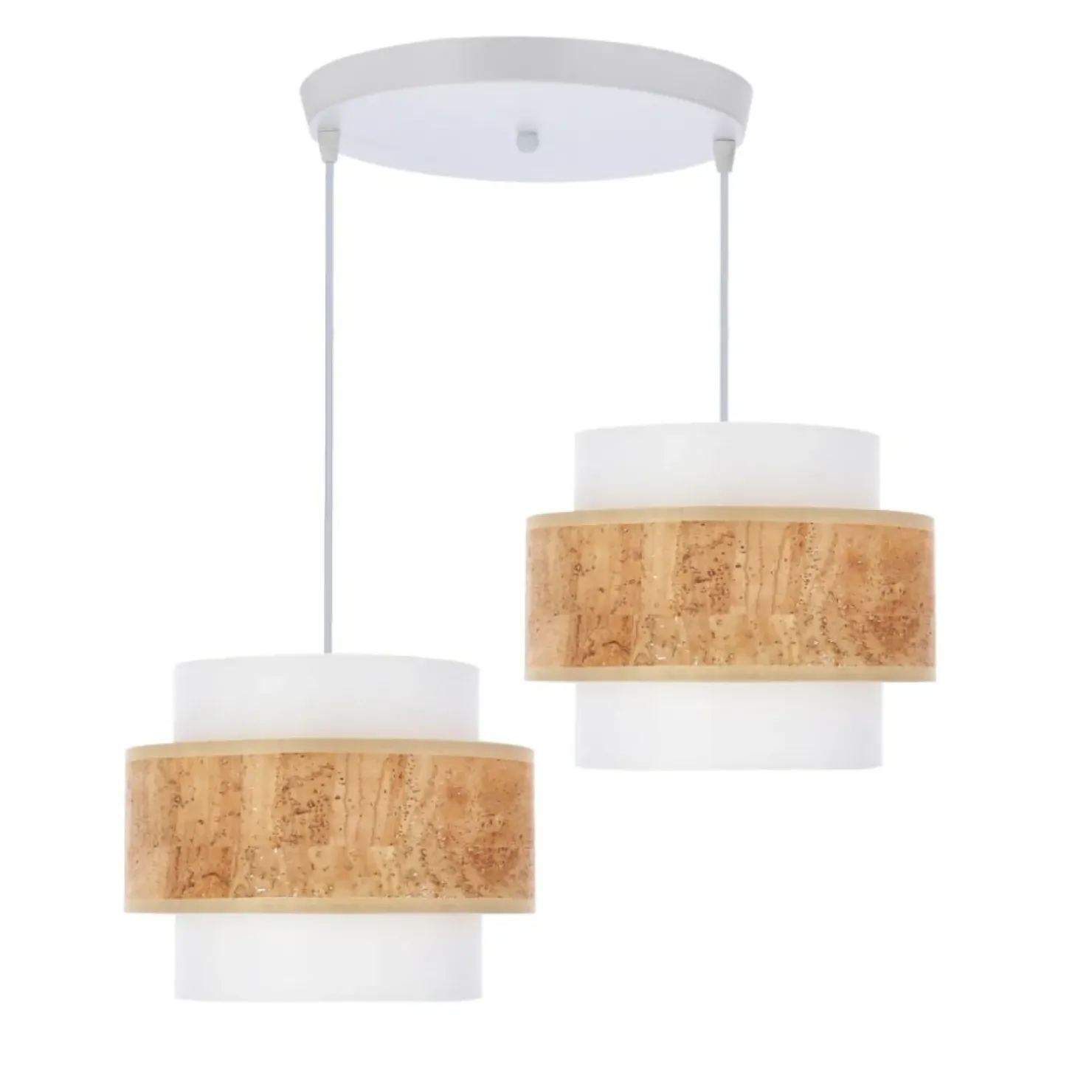 Cheap Sklep Kaja Biała lampa wisząca z abażurami, do salonu 32-18144 z serii CORK