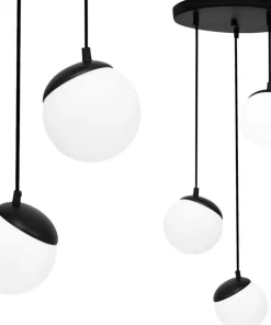 Shop Sklep Kaja Biała lampa wisząca z kloszami w kształcie kul MLP8868 z serii SFERA | Kaja Oświ
