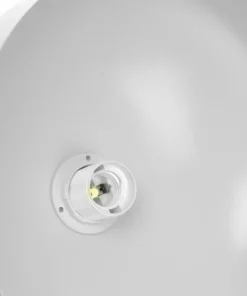 Store Sklep Kaja Biała lampa wisząca z metalowym kloszem MLP6217 z serii TAYLOR | Kaja Oświetleni
