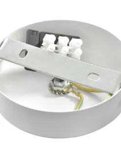 Store Sklep Kaja Biała lampa wisząca z metalowym kloszem MLP6217 z serii TAYLOR | Kaja Oświetleni