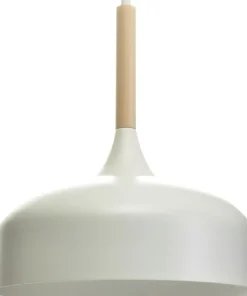 Store Sklep Kaja Biała lampa wisząca z metalowym kloszem MLP6217 z serii TAYLOR | Kaja Oświetleni