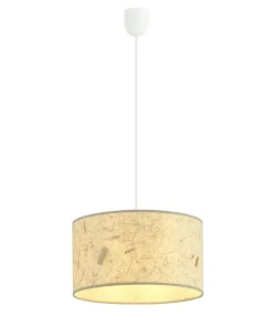 Discount Sklep Kaja Biała lampa wisząca z nietypowym abażurem 1150/1 ASTON | Kaja