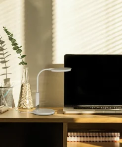 Biała lampka biurkowa, LED 10W, neutralna K-BL1237 BIAŁY z serii DINO*Sklep Kaja Cheap