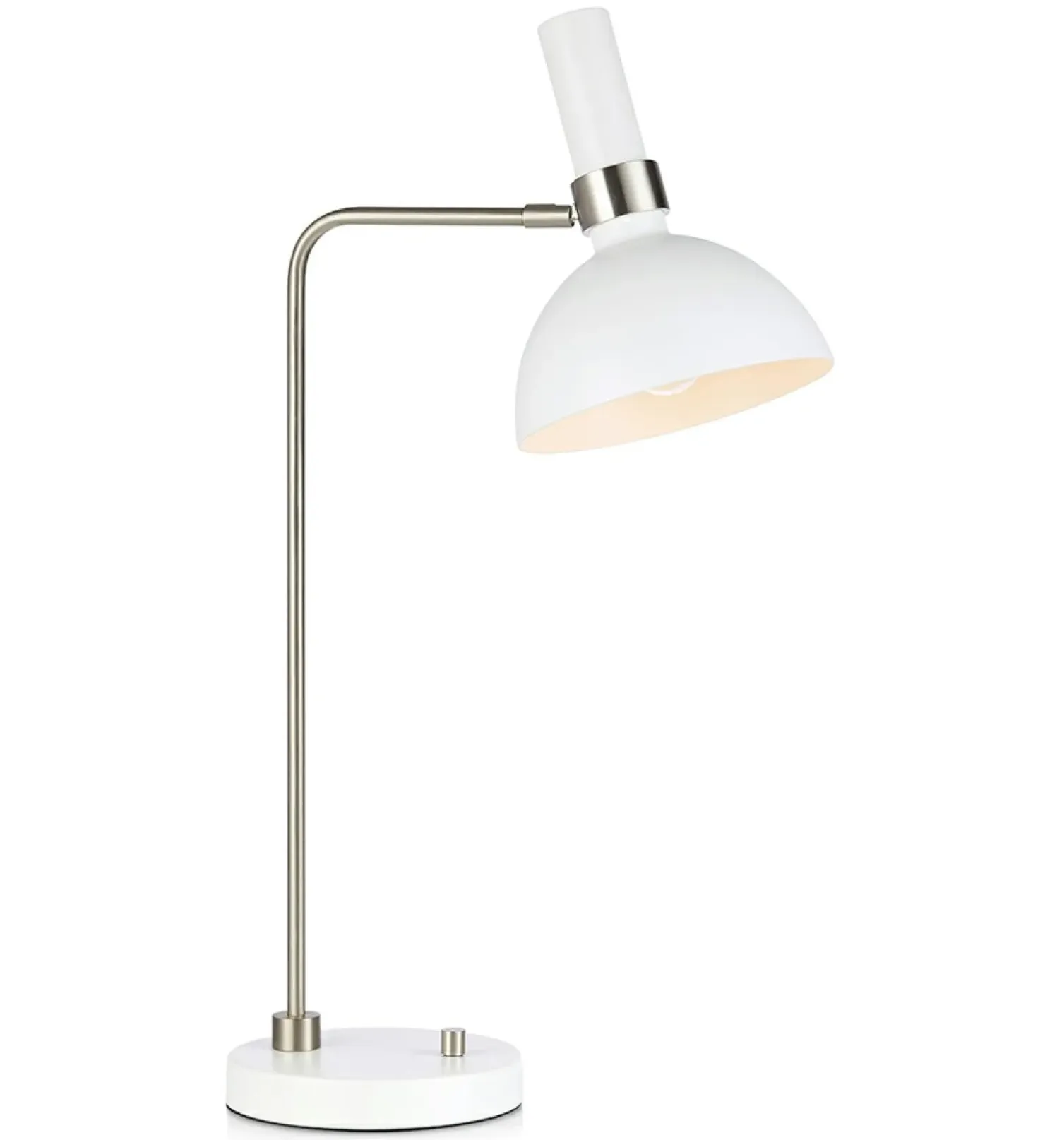 Biała lampka biurkowa ze ściemniaczem 107502 | Kaja Oświetlenie*Sklep Kaja Shop