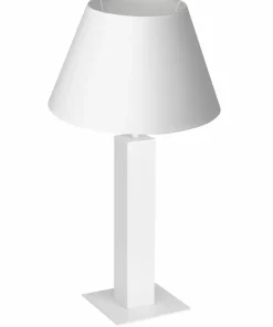 Biała lampka nocna, stołowa, do salonu LX 3609 z serii TABLE LAMPS*Sklep Kaja Hot