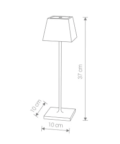 Biała lampka nocna ze zintegrowanym LED-em 8397 | Kaja Oświetlenie*Sklep Kaja Clearance