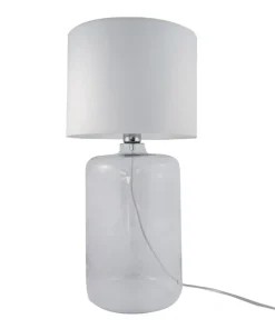 Biała lampka stołowa do stylowego salonu 5506WH AMARSA | Kaja*Sklep Kaja Sale