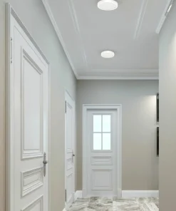 Biała, ledowa lampa sufitowa do łazienki ⌀18cm EKP0468 VERA | Kaja*Sklep Kaja Outlet