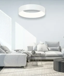 Sale Sklep Kaja Biała, ledowa lampa wisząca, regulowana wysokość ML6357 z serii OHIO | Kaja Oświ